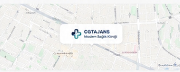 Kliniğin Ataşehir konumunu gösteren harita